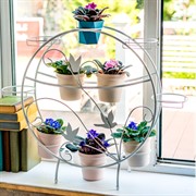 Подставка для цветов на подоконник Птицы на 10 кашпо 41-908W - фото 58439