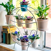 Подставка для цветов на подоконник Птицы на 10 кашпо 41-908W - фото 58441