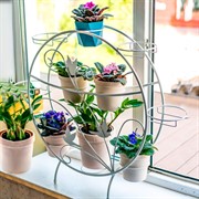 Подставка для цветов на подоконник Птицы на 10 кашпо 41-908W - фото 58442