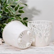 Кашпо Форест 3,5л белый - фото 58525