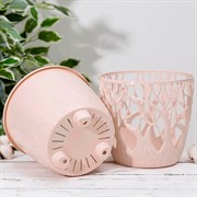 Кашпо Форест 3,5л пудровый - фото 58535