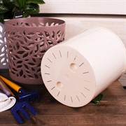 Кашпо Ливс 1,25л мокко-пудра - фото 58592