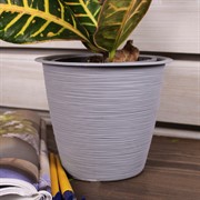 Кашпо ФУРУ 1,6л светло серый - фото 58608