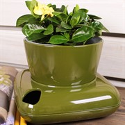 Кашпо Фэшн 3,5л зеленый - фото 58644