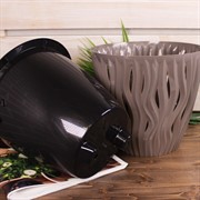 Кашпо Вдохновение 7,5л мокачино - фото 58694