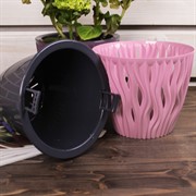 Кашпо Вдохновение 1,6л пунш-антрацит - фото 58704