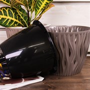 Кашпо Вдохновение 3л мокачино - фото 58711