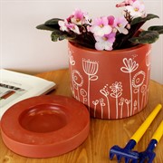 Горшок Лира 1,38 красный - фото 58757 Горшок Лира 1,38 красный - фото 58757