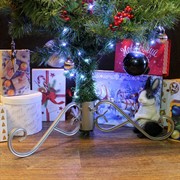 Подставка для елки серая металлическая 200-22Gray - фото 58783