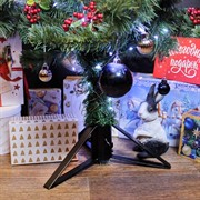 Подставка для ёлки металлическая Пирамида чёрная 200-25B - фото 58790