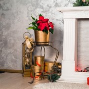 Подставка напольная Классика на 1 цветок кованая высота 43см 10-111 - фото 58863
