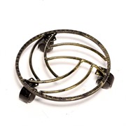 Подставка напольная на колёсах кованая диаметр 30см 12-004 - фото 58945