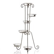 Подставка напольная Лоза чёрно-золотая на 6 цветов 14-006-BG - фото 58990