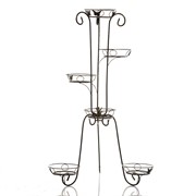 Подставка напольная Лоза чёрно-золотая на 6 цветов 14-006-BG - фото 58991