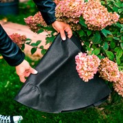 Приствольный круг Спанбонд черный 55 г/м.кв. диаметр 80 см H202-02, 5шт - фото 59087