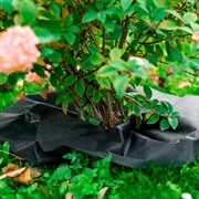 Приствольный круг Спанбонд черный 55 г/м.кв. диаметр 80 см H202-02, 5шт - фото 59088