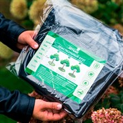 Приствольный круг Спанбонд черный 55 г/м.кв. диаметр 80 см H202-02, 5шт - фото 59089