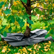 Приствольный квадрат 100 х 100 см Спанбонд черный 55 г/м.кв. H202-10, 2шт - фото 59093