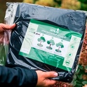 Приствольный квадрат 100 х 100 см Спанбонд черный 55 г/м.кв. H202-10, 2шт - фото 59095