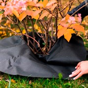 Приствольный круг Спанбонд черный 55 г/м.кв. Диаметр 100 см H202-03,  5шт - фото 59107