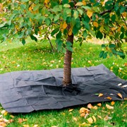 Приствольный квадрат 160 х 160 см Спанбонд черный 55 г/м.кв H202-11, 2шт - фото 59114