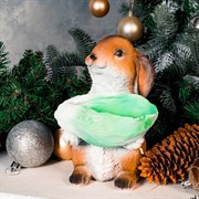 Фигура кашпо садовая Зайчонок с салатом U09090 - фото 59148