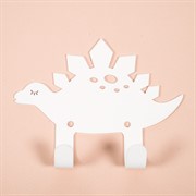 Крючок двойной настенный для детских вещей Динозавр 702-004W - фото 59309