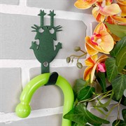 Крючок настенный для детских вещей металлический Котик 702-009Gr - фото 59365