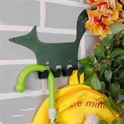 Крючок настенный для детских вещей металлический Лисёнок 702-011Gr - фото 59367