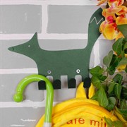 Крючок настенный для детских вещей металлический Лисёнок 702-011Gr - фото 59368