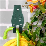 Крючок настенный для детских вещей металлический Медвежонок 702-013Gr - фото 59370