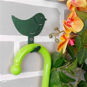 Крючок настенный для детских вещей металлический Птичка 702-016Gr - фото 59372