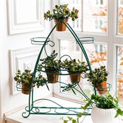 Подставка для цветов на подоконник Стрекозы на 10 кашпо 41-909Gr - фото 59498