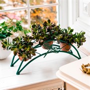 Подставка для цветов на подоконник Стрекоза под 3 кашпо 41-953Gr - фото 59507