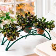 Подставка для цветов на подоконник Стрекоза под 3 кашпо 41-953Gr - фото 59508