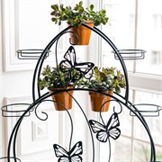 Подставка для цветов на подоконник Бабочки на 12 кашпо 41-918B - фото 59517