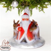 Подставка ёлочная Дед Мороз с оленями U07813 - фото 5961