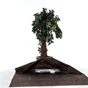 Приствольный квадрат Геотекстиль 350 г/м.кв размер 100 х 100 см H202-12, 2шт - фото 59686