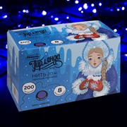 Гирлянда Нить ECO 20м фиолетовое свечение 8 режимов - фото 59962