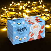 Гирлянда Нить ECO 10м тёплое белое свечение 8 режимов - фото 60017