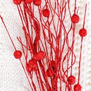 Ветка декор Блеск шарики 72см микс - фото 60050