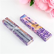 Набор свечей витых 1,5х15см 2 шт блестка серебро - фото 60070