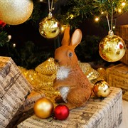 Фигура садовая Зайчонок коричневый U09088 - фото 60255