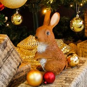 Фигура садовая Зайчонок коричневый U09088 - фото 60257