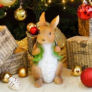 Кашпо садовое для растений Заяц с корзиной U09092 - фото 60268