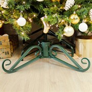 Подставка для ели металлическая зеленая разборная 200-36Gr - фото 60270