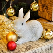 Фигура для сада Зайчонок серый U09089-Gray - фото 60282