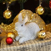 Фигура для сада Зайчонок серый U09089-Gray - фото 60283