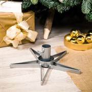 Подставка для ели серая металлическая Звезда 200-32Gray - фото 60360