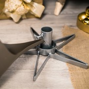 Подставка для ели серая металлическая Звезда 200-32Gray - фото 60361